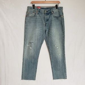 NWT Levi's 501CT Cropped Tappered Jeans